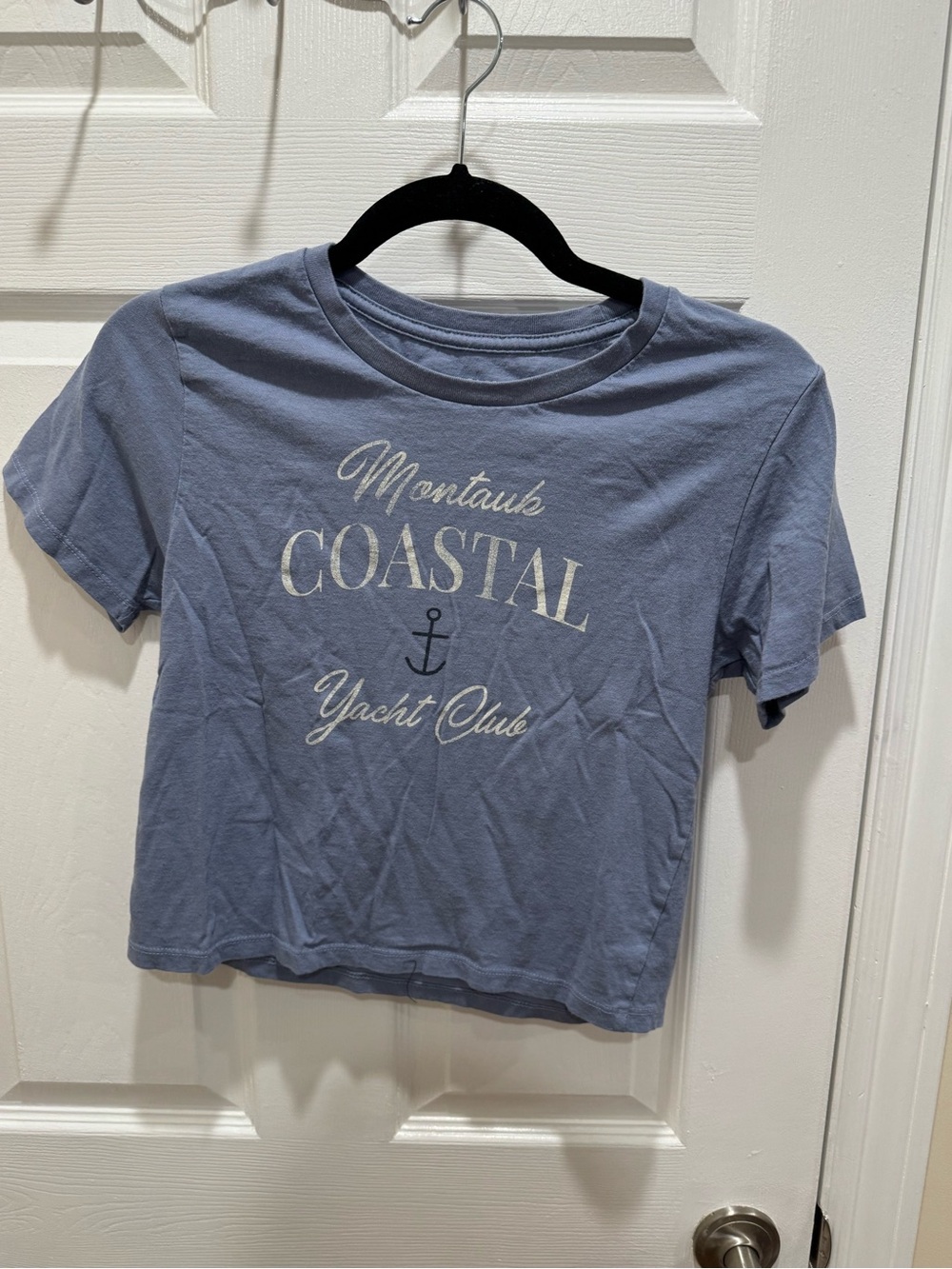 Fashion Nova Montauk Coastal Yacht Club Blue Graphic Tee